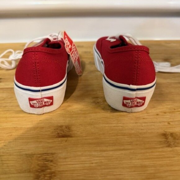 Retro Red Vans Authentic Platform 2.0 - Picture 12 of 16